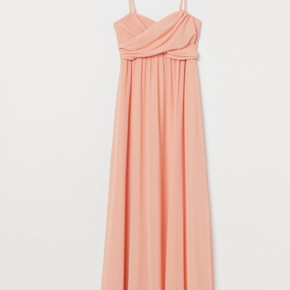 Stunning Coral Maternity Gown (XS)